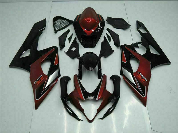 MS Injection Bodywork Red Black Fairing Fit for  2005-2006 GSXR 1000 p055