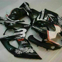 MS Injection Mold White Black Fairing Fit for  2005-2006 GSXR 1000 r022