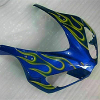MS Injection Yellow Flame Blue Fairing Fit for Honda 2006-2007 CBR1000RR u079
