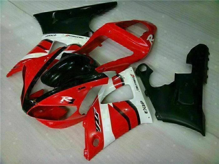 MSB Injection Mold Kit Red ABS Fairing Fit for Yamaha 2000-2001 YZF R1 i001-02