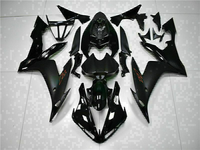 MSB Injection Black Plastic Fairing Fit for Yamaha 2004-2006 YZF R1 ABS j004-02