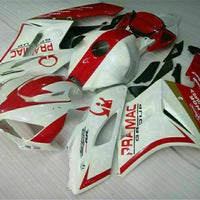 MS Injection Mold Fairing White Red Fit for ABS Honda CBR1000RR 2004-2005 u033