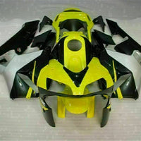 MSA Injection Yellow Black Plastic Fairing Fit for Honda 2003-2004 CBR600RR u015