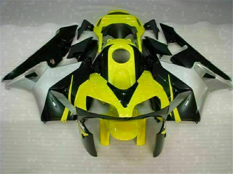 NT Fairing Fit for Honda 2003-2004 CBR600RR U015- Msa Yellow Black | ABS Injection