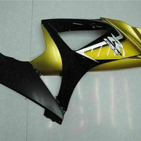 MS Injection Gold Black Fairing ABS Kit Fit for  2007-2008 GSXR 1000 p049