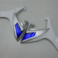 MSA Injection Blue White Fairing Kit Fit for  2006 2007 GSXR 600 750 a095b