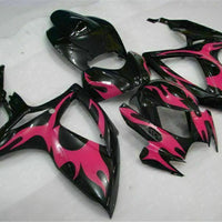 MSB Injection Mold Black Fairing Kit Fit for  2006 2007 GSXR 600 750 n068