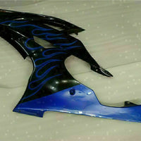 MS Injection Blue Flame Black Fairing Kit Fit for Yamaha 2008-2016 YZF R6 g039