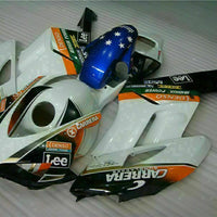 MS Injection Mold Fairing White Blue Fit for ABS Honda CBR1000RR 2004-2005 u030