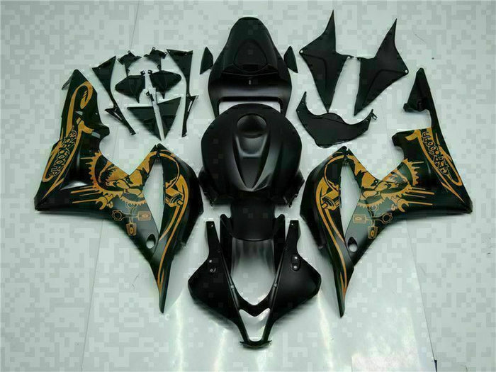 MSA Injection Mold Black Fairing Kit Fit for Honda 2007-2008 CBR600RR ABS u049