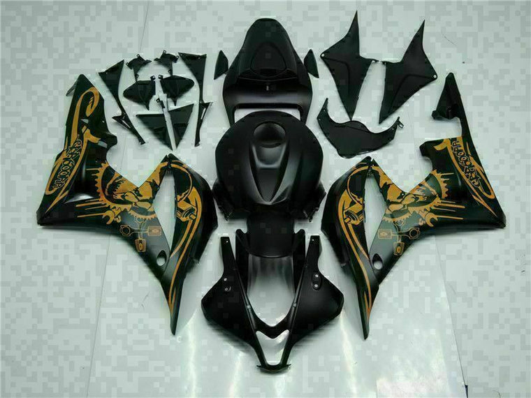 NT Fairing Fit for Honda 2007-2008 CBR600RR U049- Msa Black | ABS Injection