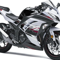 Fit for  Ninja 2013-2017 EX300 300 Plastic White Injection Fairing v0f-A