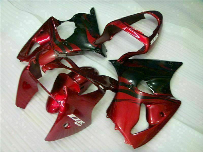 NT Fairing Fit for Kawasaki 2000-2002 ZX-6R T006- Red Black | ABS Injection