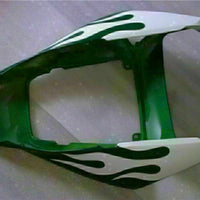 MS Injection White Flame Green Fairing Fit for Honda 2006-2007 CBR1000RR u087