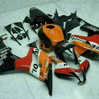 MSA Injection  Orange Fairing Kit Fit for Honda 2007-2008 CBR600RR Cowl u065
