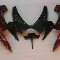 MSB Injection Black Red Fairing Fit for  2006 2007 GSXR 600 750 o025