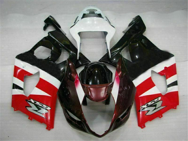 MS Injection Mold Red Black ABS Fairing Fit for  2003-2004 GSXR 1000 p011