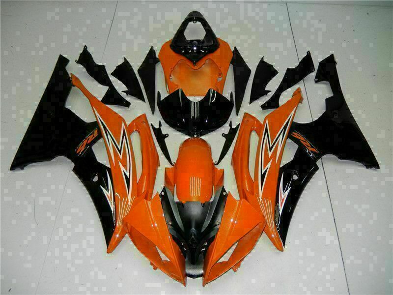 NT Fairing Fit for Yamaha 2008-2016 YZF-R6 N020- Orange Black | ABS Injection