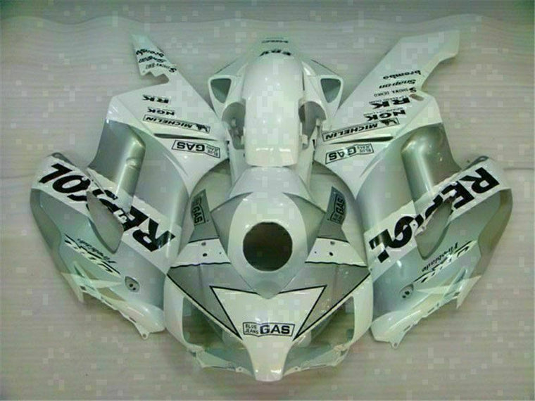 NT Fairing Fit for Honda 2004-2005 CBR1000RR U002- White Silver | ABS Injection