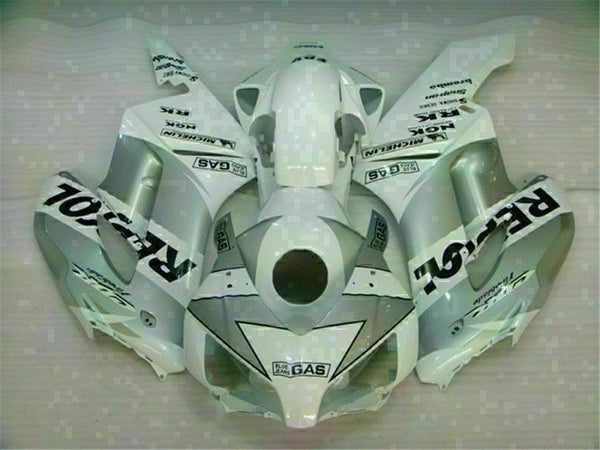 MS Injection Mold White Silver Fairing Kit Fit for Honda2004-2005 CBR1000RR u002
