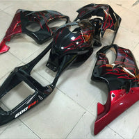 NT Red Flame Injection Fairing with Tank Cover Fit for Honda 2001-2003 CBR600 F4I U055