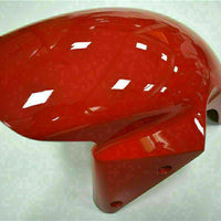 MSA Fit for  03-2004 ZX6R 636 Plastic Glossy Red Injection Fairing N012