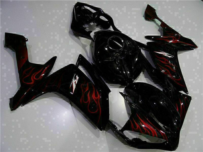 MSB Injection New Black Plastic Fairing Fit for Yamaha 2007-2008 YZF R1 g027