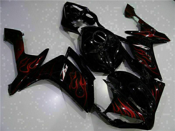 MSB Injection New Black Plastic Fairing Fit for Yamaha 2007-2008 YZF R1 g027