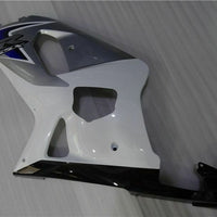 MSB Injection  White Silver Fairing Fit for  2001-2003 GSXR 600 750 l075