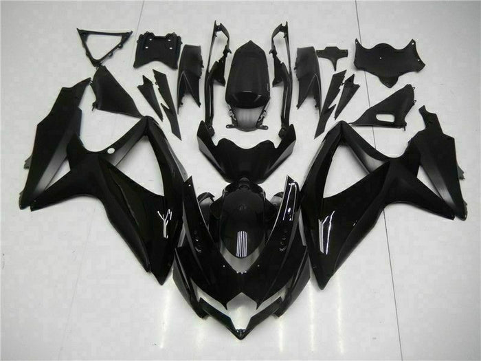 MSB Injection Mold Black Fairing Set Fit for  2008-2010 GSXR 600 750 n059