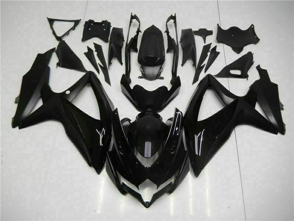 MSB Injection Mold Black Fairing Set Fit for  2008-2010 GSXR 600 750 n059