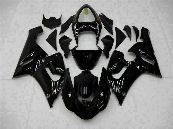 Fit for  Ninja 2005-2006 ZX6R 636 Black New Injection Fairing Kit t002-T