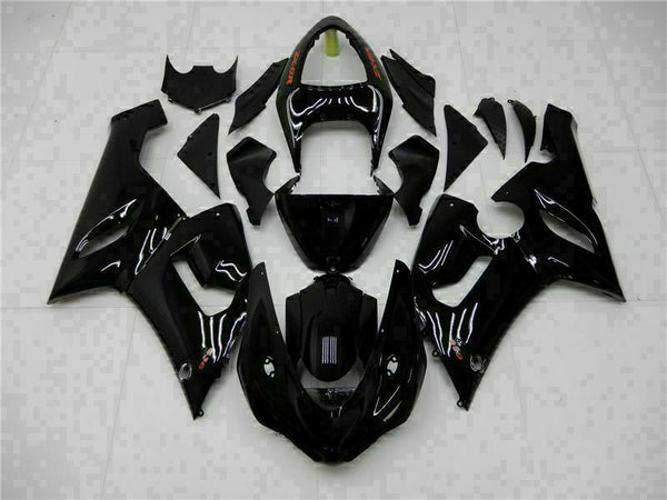 Fit for  Ninja 2005-2006 ZX6R 636 Black New Injection Fairing Kit t002-T