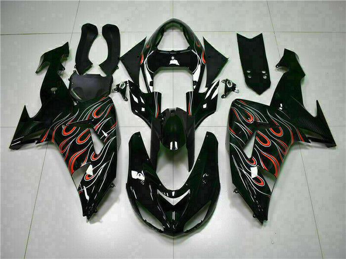 MSA Fit for  Ninja 2006-2007 ZX10R Plastic ABS Injection Fairing s006