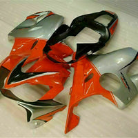 MS Red Silver Injection Fairing Kit Fit for Honda 2001-2003 CBR600 F4I u005