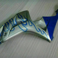 MS Injection Blue Flame Silver Fairing Fit for Honda 2006-2007 CBR1000RR u046
