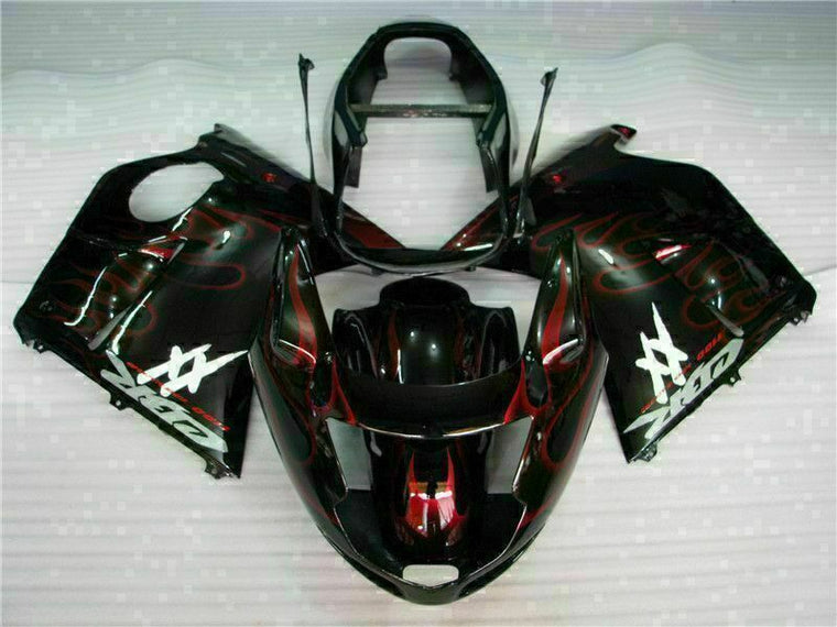 NT Fairing Fit for Honda 1996-2007 CBR1100XX U018- Red Flame | ABS Injection