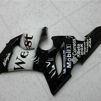 Fit for  Ninja 2005-2006 ZX6R 636 Black New Injection Fairing Kit t029-T