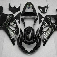 MSB Injection Mold Black Fairing Set Fit for  2001-2003 GSXR 600 750 o078