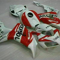 MS Injection Red White Fairing Fit for Honda 2006-2007 CBR1000RR Mold Set u084