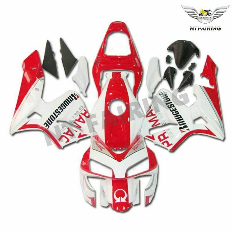 NT Fairing Fit for Honda 2003-2004 CBR600RR F018- Msa Red White Th | ABS Injection