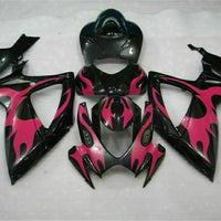 MSB Injection Mold Black Fairing Kit Fit for  2006 2007 GSXR 600 750 o068