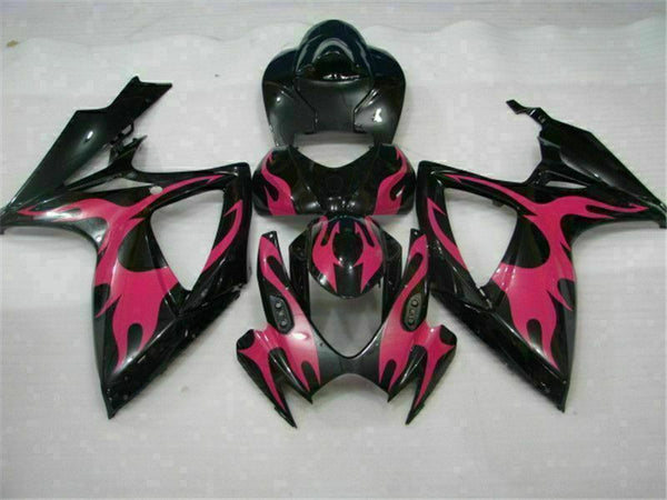 MSB Injection Mold Black Fairing Kit Fit for  2006 2007 GSXR 600 750 o068