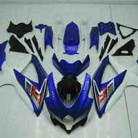 MSB Injection Blue White Fairing Kit Fit for  2008-2010 GSXR 600 750 n062