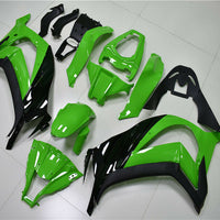 MSA Fit for  2011-2015 ZX10R Plastic Green Black New Injection Fairing k003