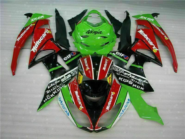 MSA Injection Fairing Fit for  2009-2012 ZX6R Plastic With Seat Cowls t028-T