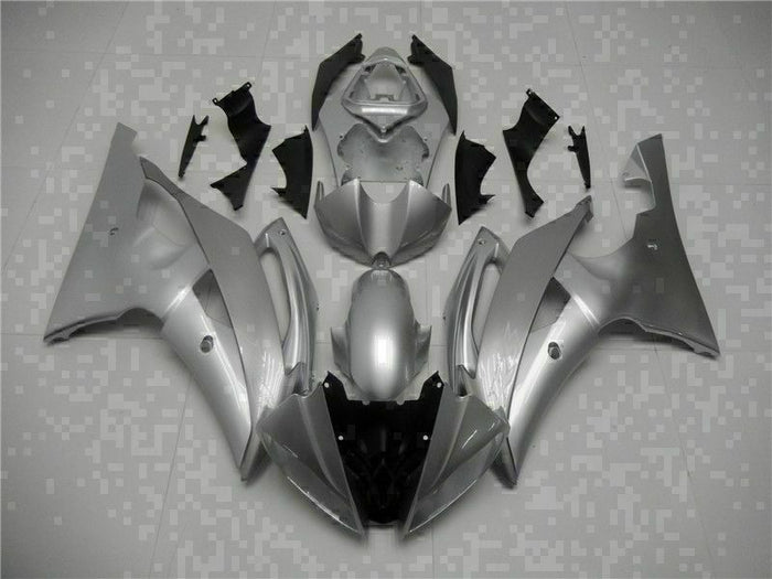 MS Injection Bodywork Silver ABS Kit Fairing Fit for Yamaha 2008-2016 YZFR6 g061
