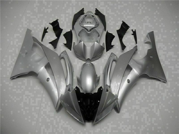 NT Fairing Fit for Yamaha 2008-2016 YZF-R6 G061- Silver Yzfr | ABS Injection