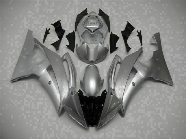MS Injection Bodywork Silver ABS Kit Fairing Fit for Yamaha 2008-2016 YZFR6 g061