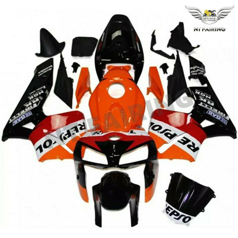 NT Fairing Fit for Honda 2005-2006 CBR600RR N087- Orange | ABS Injection, US Stock